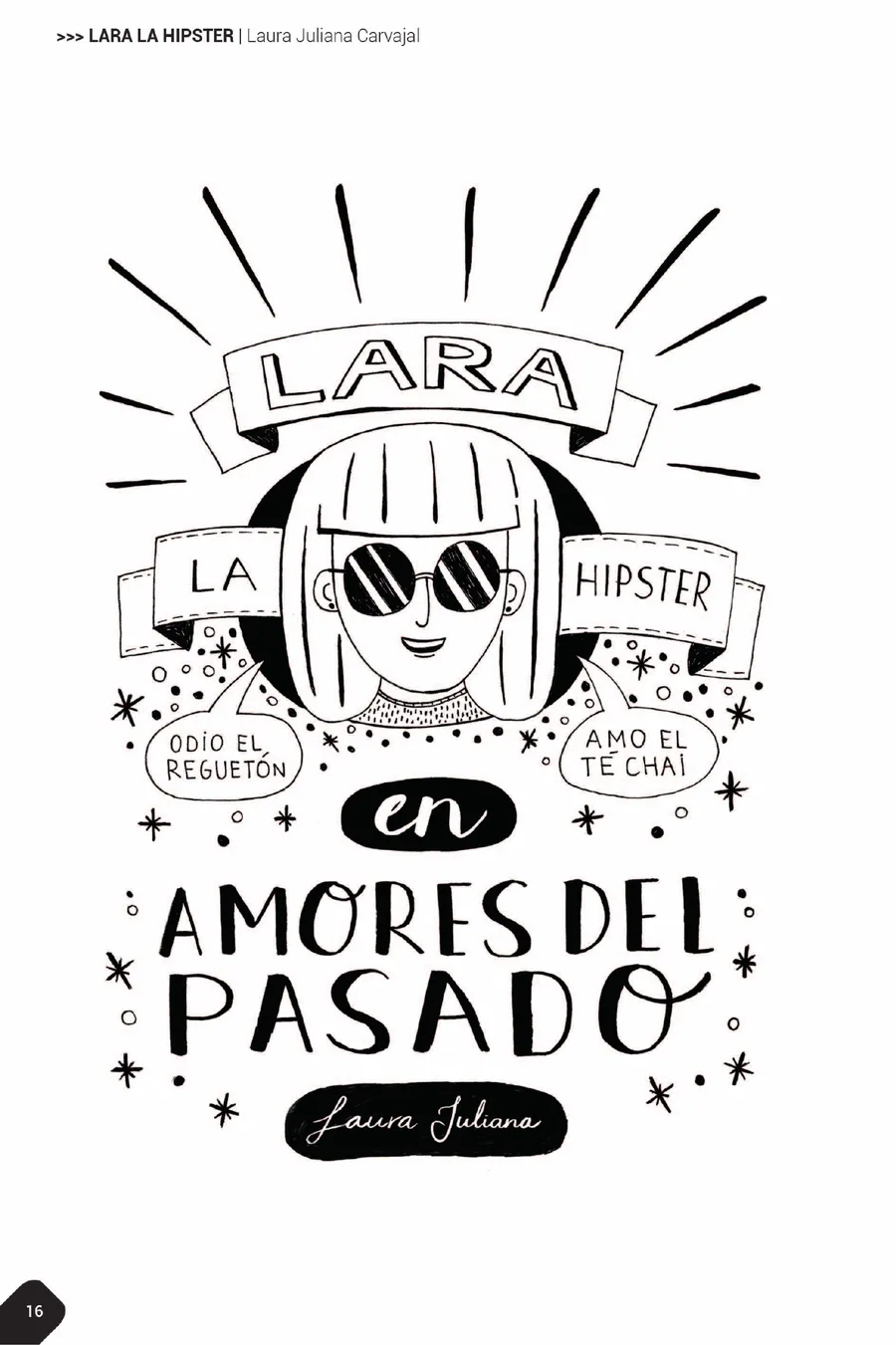 Primera página de Lara la Hipster