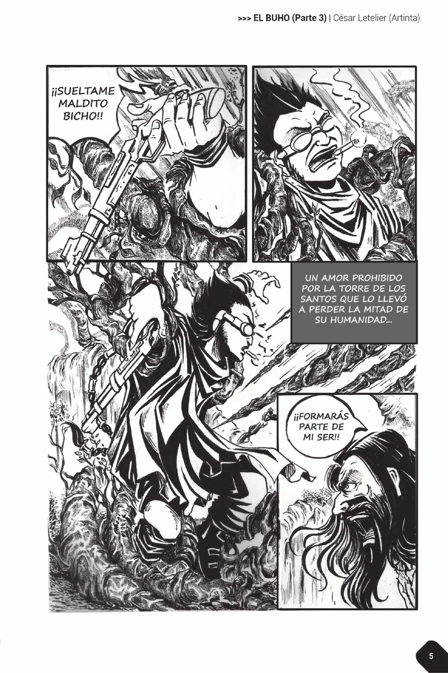 Primera página de El Búho (Parte 3)