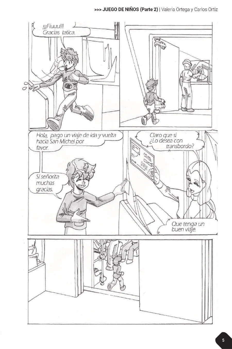 Primera página de Juego de Niños (Parte 2)