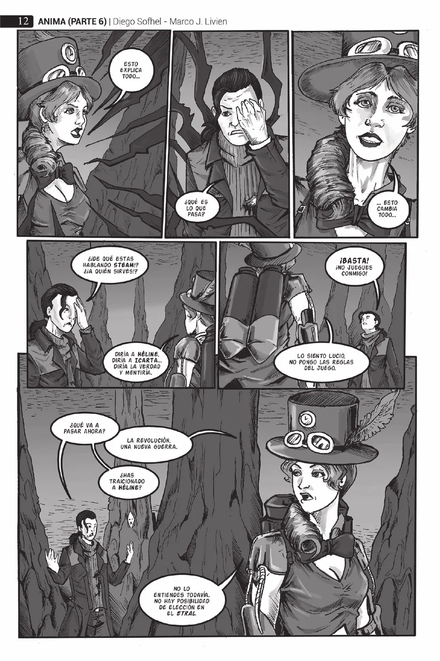 Primera página de Ánima (Parte 6)