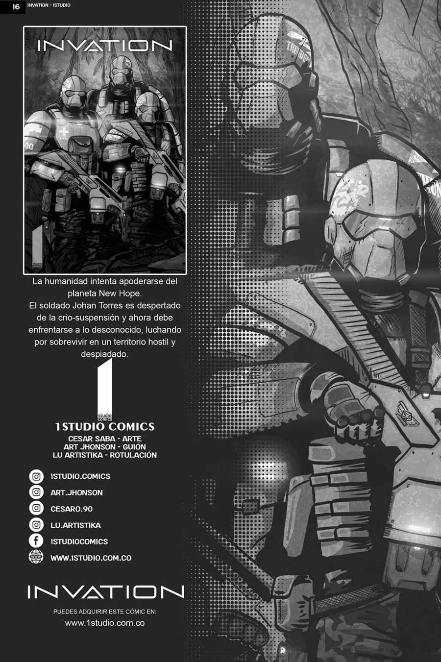 Primera página de Invation — Humanity