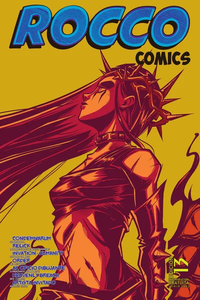 Portada de la edición 13 de Rocco Comics