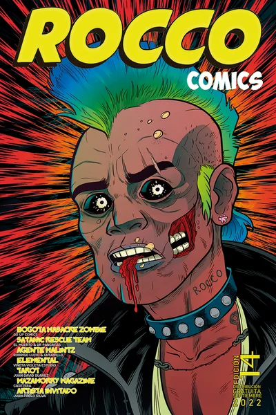 Portada de la edición 14 de Rocco Comics