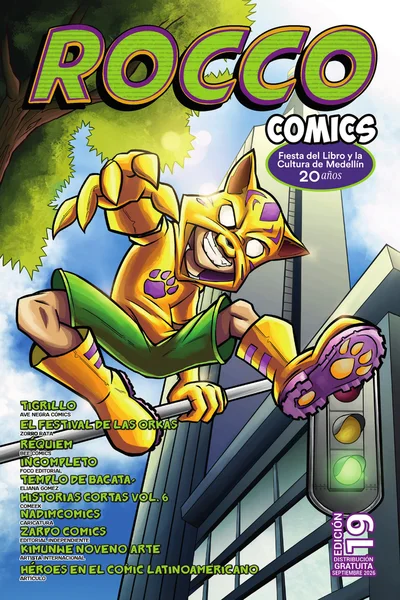 Portada de la edición 19 de Rocco Comics